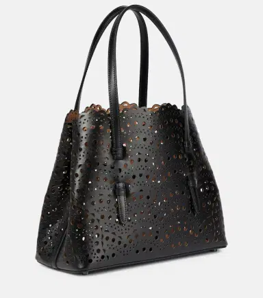 Alaïa Alaïa Mina 25 Vienne Wave leather top-handle bag | Thumbnail 3 Alaïa Alaïa Mina 25 Vienne Wave leather top-handle bag | Thumbnail 3