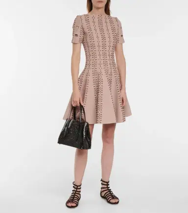 Alaïa Alaïa Mina 25 Vienne Wave leather top-handle bag | Thumbnail 4 Alaïa Alaïa Mina 25 Vienne Wave leather top-handle bag | Thumbnail 4