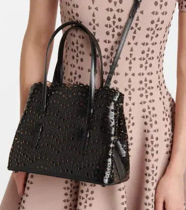 Alaïa Alaïa Mina 25 Vienne Wave leather top-handle bag | Thumbnail 5 Alaïa Alaïa Mina 25 Vienne Wave leather top-handle bag | Thumbnail 5