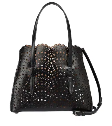 Alaïa Alaïa Mina 25 Vienne Wave leather top-handle bag | Thumbnail 1 Alaïa Alaïa Mina 25 Vienne Wave leather top-handle bag | Thumbnail 1