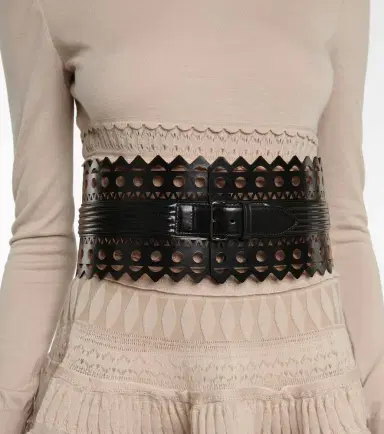 Alaia Alaïa Leather corset belt | Thumbnail 3 Alaia Alaïa Leather corset belt | Thumbnail 3