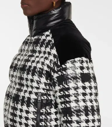 Moncler Erine checked puffer jacket | Thumbnail 4 Moncler Erine checked puffer jacket | Thumbnail 4
