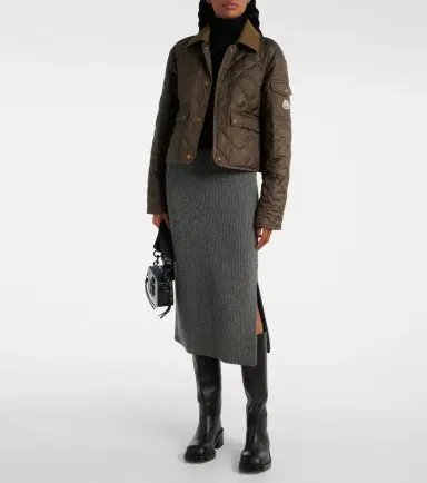 Moncler Wool and cashmere midi skirt | Thumbnail 4 Moncler Wool and cashmere midi skirt | Thumbnail 4