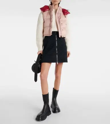 Moncler High-rise quilted miniskirt | Thumbnail 4 Moncler High-rise quilted miniskirt | Thumbnail 4