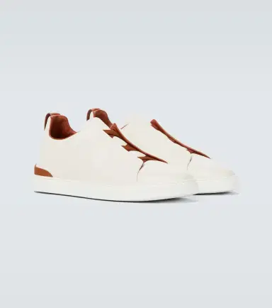 Zegna Triple Stitch leather sneakers | Thumbnail 2 Zegna Triple Stitch leather sneakers | Thumbnail 2