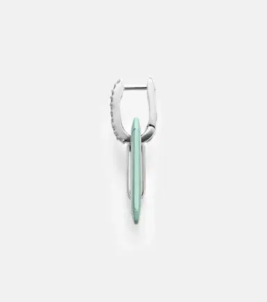 EÉRA Eéra Chiara Small 18kt gold single earring with diamonds | Thumbnail 2 EÉRA Eéra Chiara Small 18kt gold single earring with diamonds | Thumbnail 2