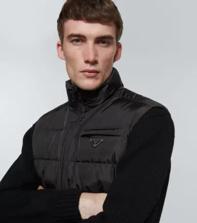 Prada Re-Nylon padded vest | Thumbnail 5 Prada Re-Nylon padded vest | Thumbnail 5