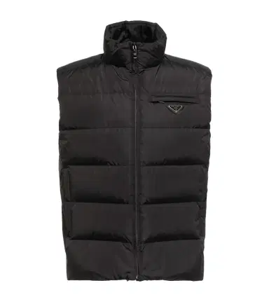 Prada Re-Nylon padded vest | Thumbnail 1 Prada Re-Nylon padded vest | Thumbnail 1