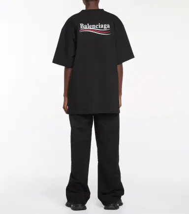Balenciaga Logo cotton T-shirt | Thumbnail 4 Balenciaga Logo cotton T-shirt | Thumbnail 4