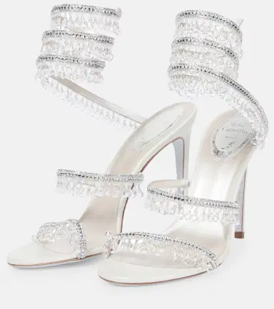 René Caovilla Chandelier embellished leather sandals | Thumbnail 3 René Caovilla Chandelier embellished leather sandals | Thumbnail 3