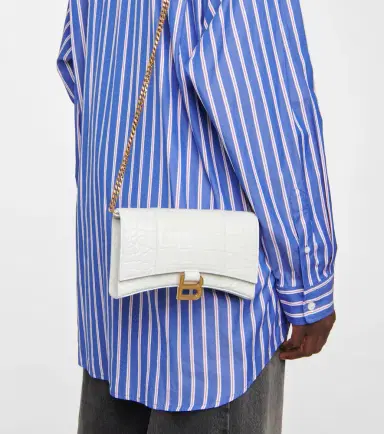 Balenciaga Hourglass leather wallet on chain | Thumbnail 3 Balenciaga Hourglass leather wallet on chain | Thumbnail 3