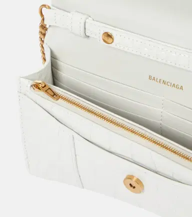 Balenciaga Hourglass leather wallet on chain | Thumbnail 4 Balenciaga Hourglass leather wallet on chain | Thumbnail 4