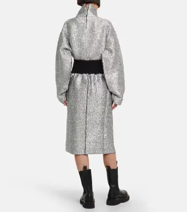 Moncler Genius 2 Moncler 1952 Lurex wool-blend midi skirt | Thumbnail 2 Moncler Genius 2 Moncler 1952 Lurex wool-blend midi skirt | Thumbnail 2