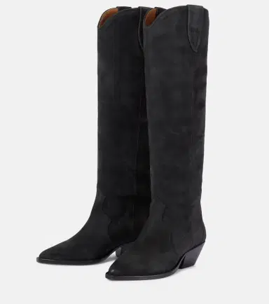 Isabel Marant Denvee suede knee-high boots | Thumbnail 4 Isabel Marant Denvee suede knee-high boots | Thumbnail 4