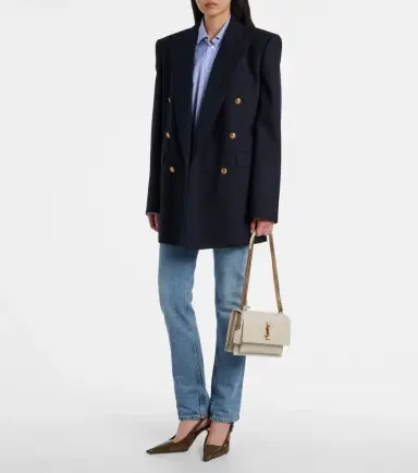 Saint Laurent Sunset Medium leather shoulder bag | Thumbnail 4 Saint Laurent Sunset Medium leather shoulder bag | Thumbnail 4