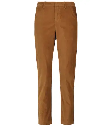 7 For All Mankind High-rise cotton-blend velvet pants | Thumbnail 1 7 For All Mankind High-rise cotton-blend velvet pants | Thumbnail 1