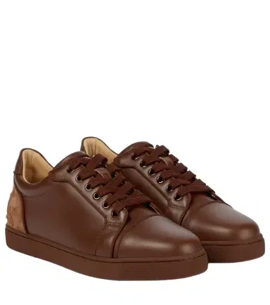 Christian Louboutin Fun Vieira leather sneakers | Thumbnail 1 Christian Louboutin Fun Vieira leather sneakers | Thumbnail 1