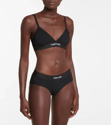 Tom Ford Logo stretch-jersey triangle bra | Thumbnail 3 Tom Ford Logo stretch-jersey triangle bra | Thumbnail 3