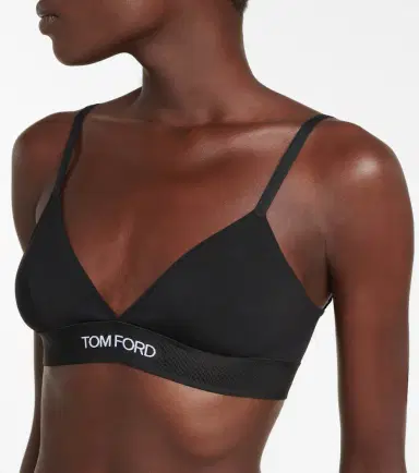 Tom Ford Logo stretch-jersey triangle bra | Thumbnail 4 Tom Ford Logo stretch-jersey triangle bra | Thumbnail 4
