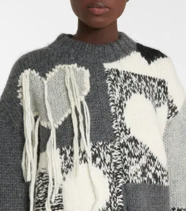 Joseph Intarsia wool-blend sweater | Thumbnail 4 Joseph Intarsia wool-blend sweater | Thumbnail 4