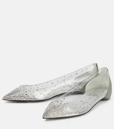 Christian Louboutin Degrastrass embellished ballet flats | Thumbnail 2 Christian Louboutin Degrastrass embellished ballet flats | Thumbnail 2