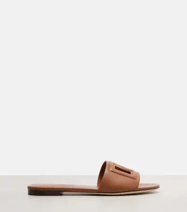 Dolce & Gabbana DG leather slides | Thumbnail 2 Dolce & Gabbana DG leather slides | Thumbnail 2