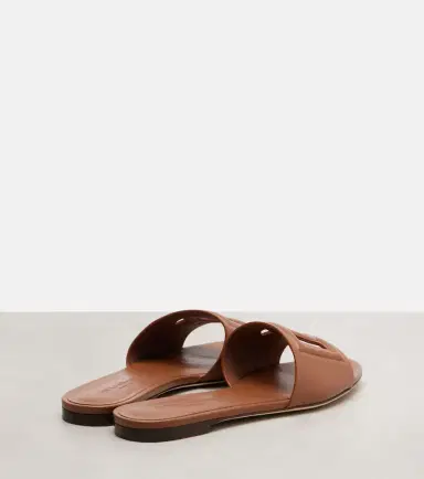 Dolce & Gabbana DG leather slides | Thumbnail 4 Dolce & Gabbana DG leather slides | Thumbnail 4