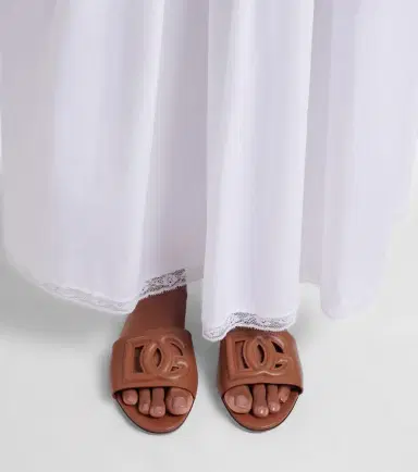 Dolce & Gabbana DG leather slides | Thumbnail 5 Dolce & Gabbana DG leather slides | Thumbnail 5