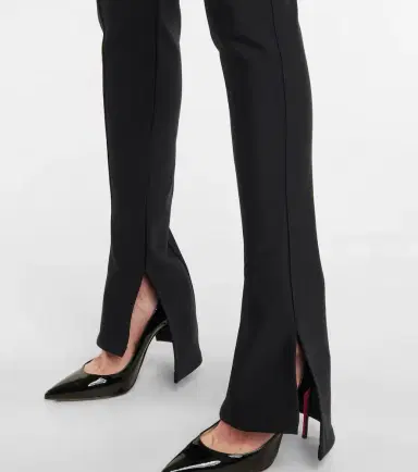 Mugler Cutout scuba mid-rise flared pants | Thumbnail 5 Mugler Cutout scuba mid-rise flared pants | Thumbnail 5