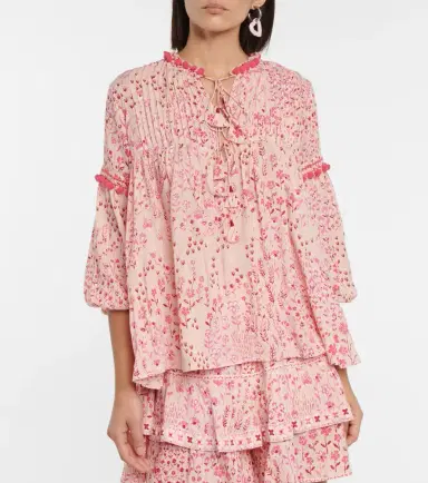 Poupette St Barth Clara floral blouse | Thumbnail 5 Poupette St Barth Clara floral blouse | Thumbnail 5