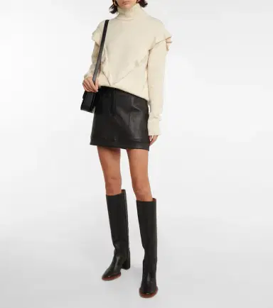 STOULS Linette leather miniskirt | Thumbnail 3 STOULS Linette leather miniskirt | Thumbnail 3