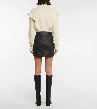 STOULS Linette leather miniskirt | Thumbnail 4 STOULS Linette leather miniskirt | Thumbnail 4