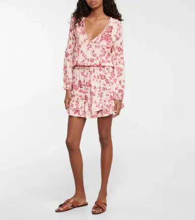 Poupette St Barth Ilona floral minidress | Thumbnail 3 Poupette St Barth Ilona floral minidress | Thumbnail 3