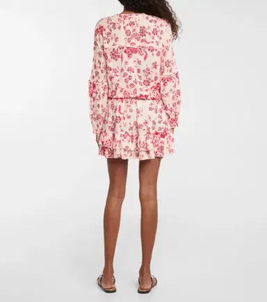 Poupette St Barth Ilona floral minidress | Thumbnail 4 Poupette St Barth Ilona floral minidress | Thumbnail 4