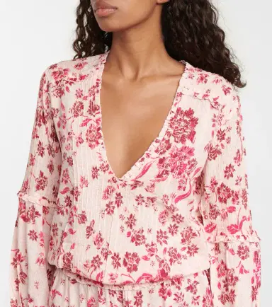 Poupette St Barth Ilona floral minidress | Thumbnail 5 Poupette St Barth Ilona floral minidress | Thumbnail 5