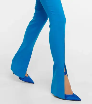 The Attico Freja high-rise techno crêpe pants | Thumbnail 4 The Attico Freja high-rise techno crêpe pants | Thumbnail 4