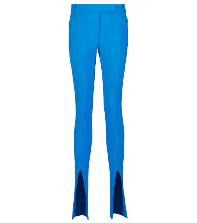 The Attico Freja high-rise techno crêpe pants | Thumbnail 1 The Attico Freja high-rise techno crêpe pants | Thumbnail 1