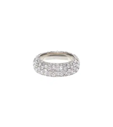 Amina Muaddi Cameron crystal-embellished ring | Thumbnail 1 Amina Muaddi Cameron crystal-embellished ring | Thumbnail 1