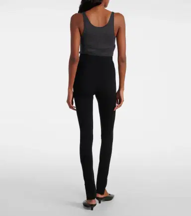 TOTEME Zip high-rise leggings | Thumbnail 4 TOTEME Zip high-rise leggings | Thumbnail 4