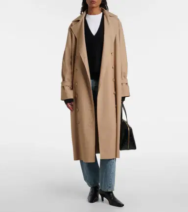TOTEME Signature cotton-blend trench coat | Thumbnail 3 TOTEME Signature cotton-blend trench coat | Thumbnail 3
