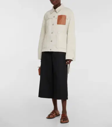 Loewe Anagram cotton and linen jacket | Thumbnail 3 Loewe Anagram cotton and linen jacket | Thumbnail 3