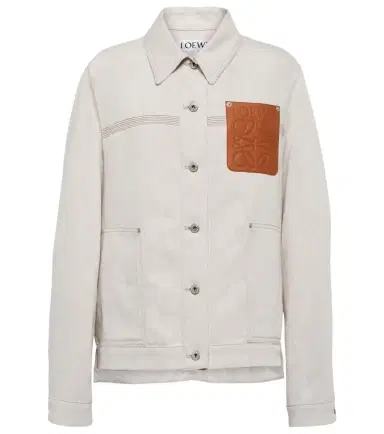 Loewe Anagram cotton and linen jacket | Thumbnail 1 Loewe Anagram cotton and linen jacket | Thumbnail 1