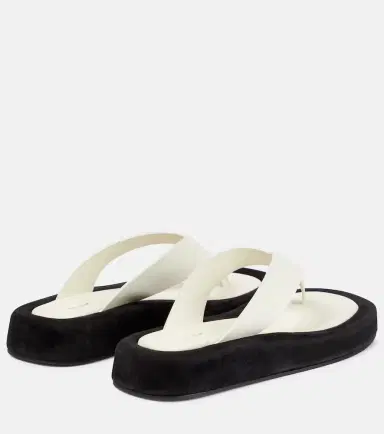 The Row Ginza leather and suede thong sandals | Thumbnail 2 The Row Ginza leather and suede thong sandals | Thumbnail 2