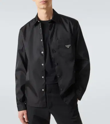 Prada Re-Nylon shirt jacket | Thumbnail 2 Prada Re-Nylon shirt jacket | Thumbnail 2