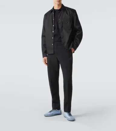 Prada Re-Nylon shirt jacket | Thumbnail 4 Prada Re-Nylon shirt jacket | Thumbnail 4