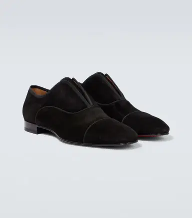 Christian Louboutin Alpha Male velour Oxford shoes | Thumbnail 4 Christian Louboutin Alpha Male velour Oxford shoes | Thumbnail 4