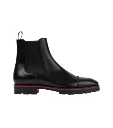 Christian Louboutin Melon leather Chelsea boots | Thumbnail 1 Christian Louboutin Melon leather Chelsea boots | Thumbnail 1