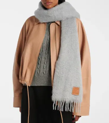 Loewe Mohair and wool scarf | Thumbnail 4 Loewe Mohair and wool scarf | Thumbnail 4