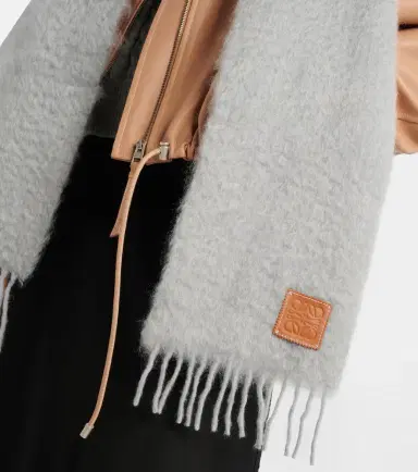 Loewe Mohair and wool scarf | Thumbnail 5 Loewe Mohair and wool scarf | Thumbnail 5