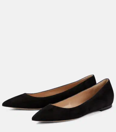 Gianvito Rossi Gianvito suede ballet flats | Thumbnail 3 Gianvito Rossi Gianvito suede ballet flats | Thumbnail 3